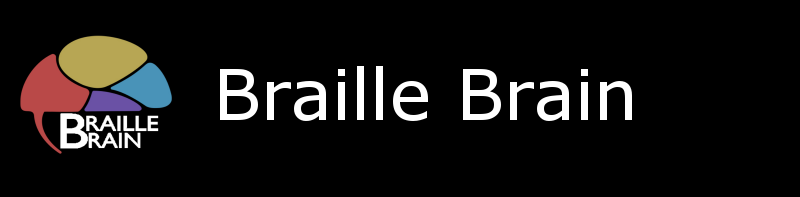 Braille Brain Logo and Braille Brain